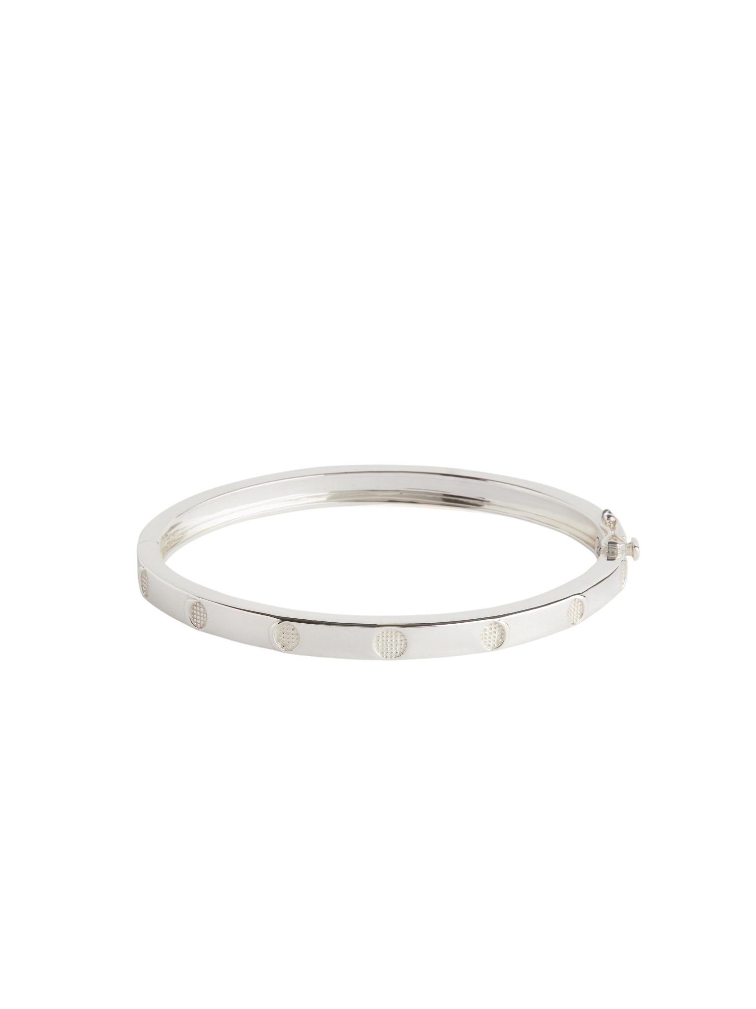 Moon phases bangle silver